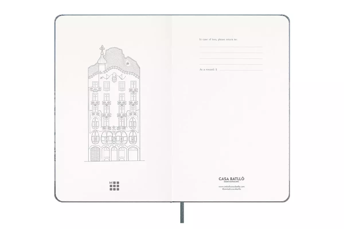 Een Moleskine Casa Batllò Gaudi Barcelona Custom Edition Notebook LE koop je bij Moleskine.nl